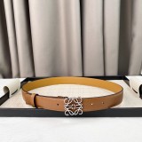 肌触り最高な ロエベ 新作 レディースベルト 偽物 30mm