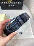 【即発】★ モンブラン 新作 メンズベルト 偽物 35mm