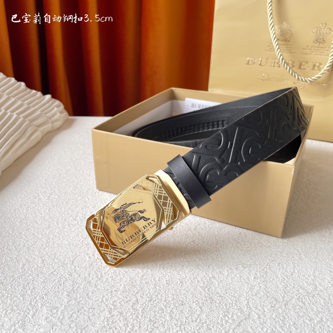 入手困難品！バーバリー 新作 メンズベルト スーパーコピー 35mm