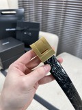 【限定カラー】イヴサンローラン 新作 レディースベルト スーパーコピー 30mm