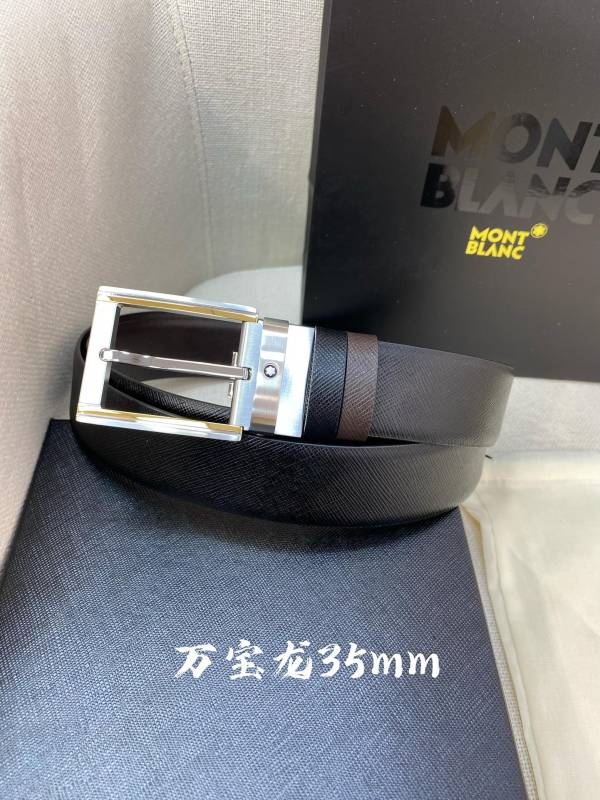 使い勝手良 モンブラン 新作 メンズベルト 偽物 35mm