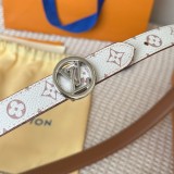 注目アイテム♡ ルイヴィトン 新作 レディースベルト 偽物 20mm