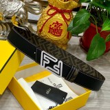 完売必至 ★ フェンディ 新作 メンズベルト スーパーコピー 40mm