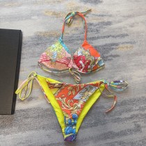 使い勝手良し 2024 ヴェルサーチェ 新作 水着レディース ホルターネック上下セット スーパーコピー
