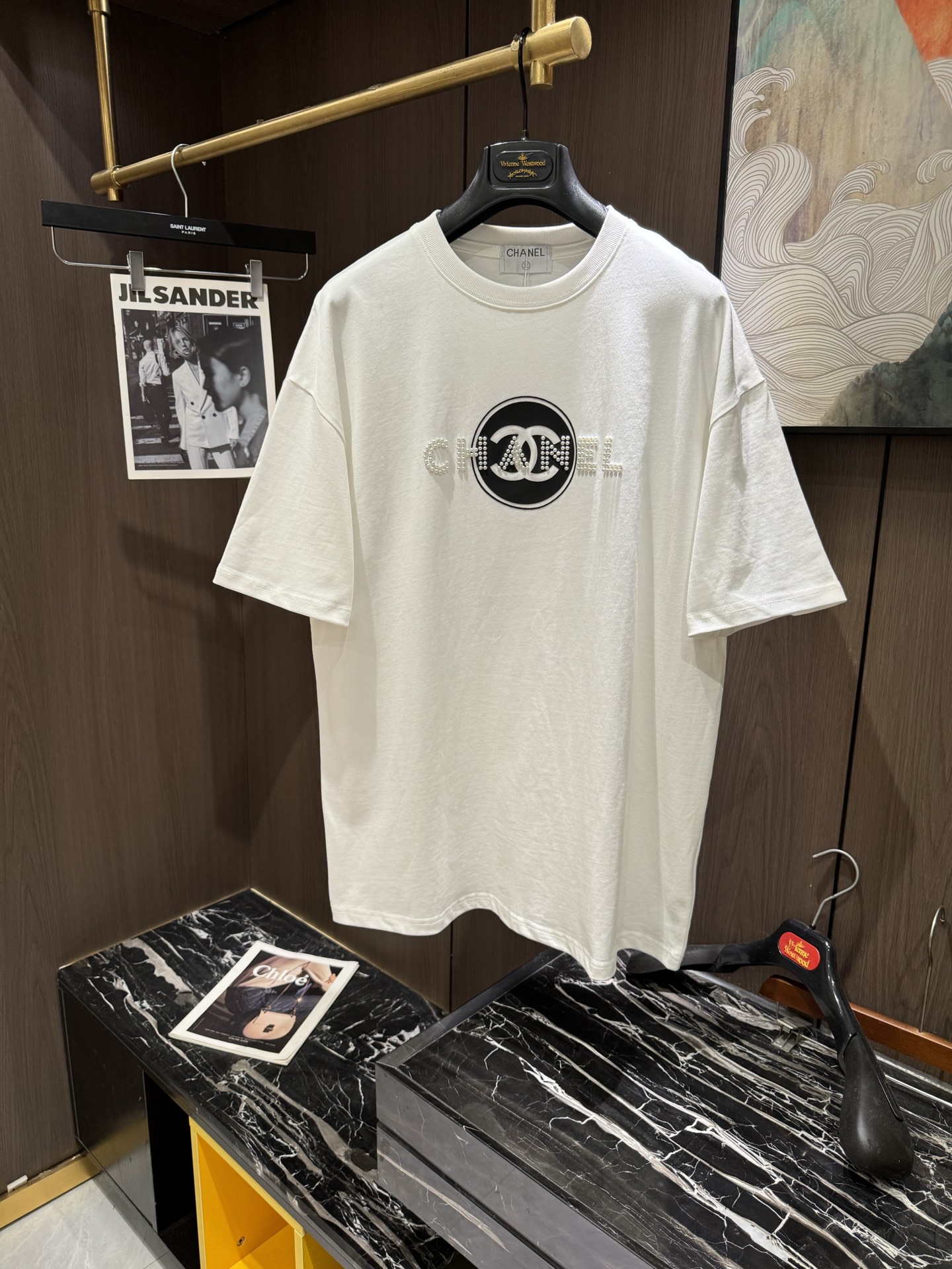 完売必至 ★ 2025 シャネル 新作 半袖Tシャツ スーパーコピー