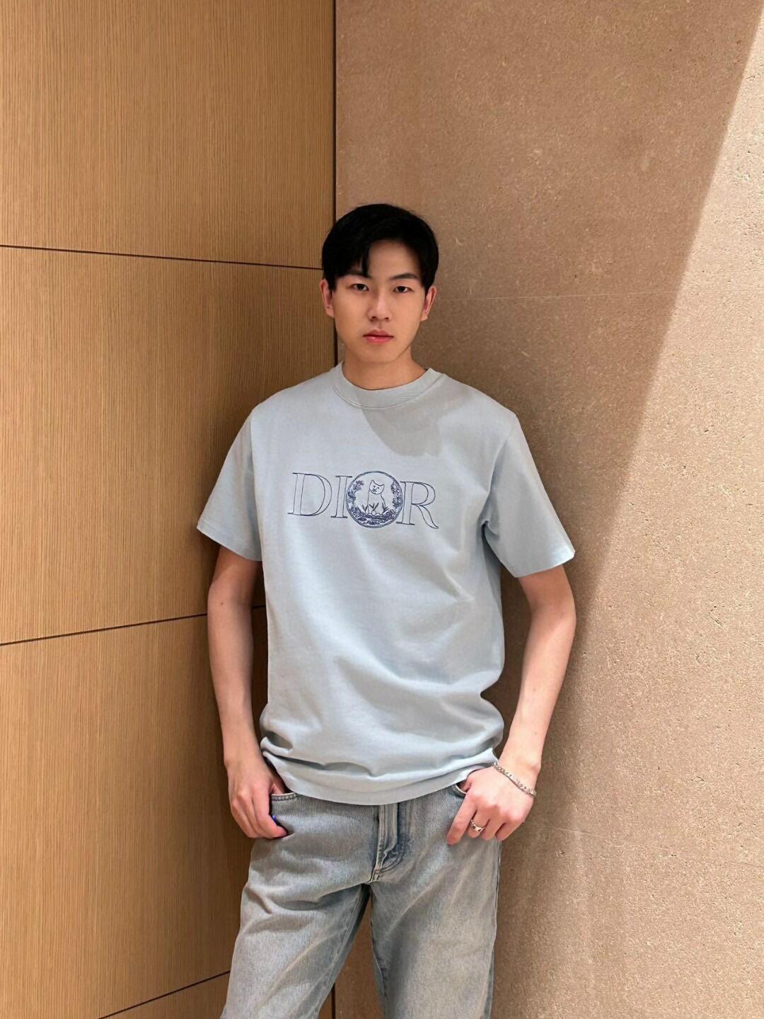 超限定♪ 2025 ディオール 新作 半袖Tシャツ 偽物