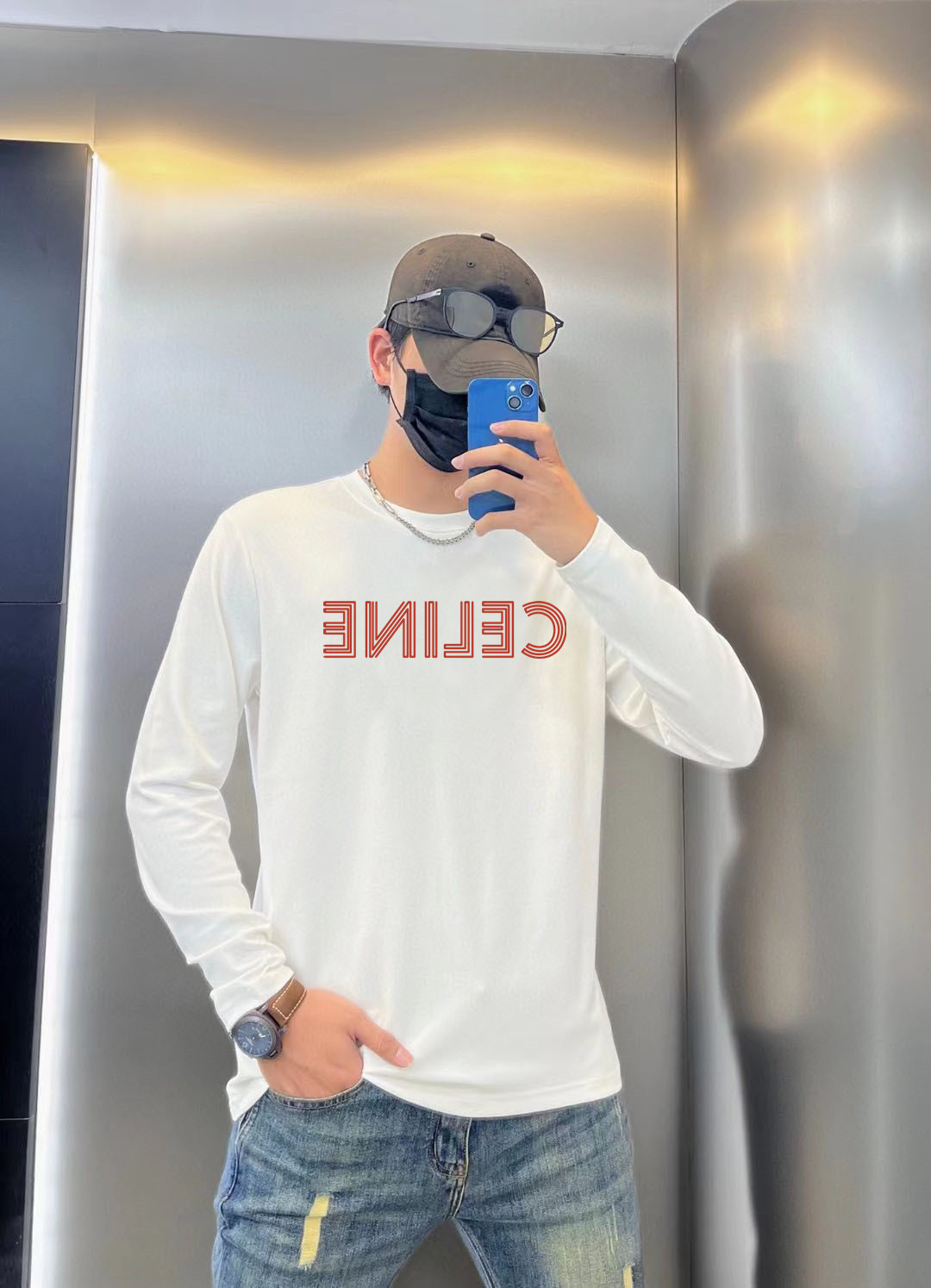 注目アイテム♡ 2025 セリーヌ 新作 長袖Tシャツ コピー 2色