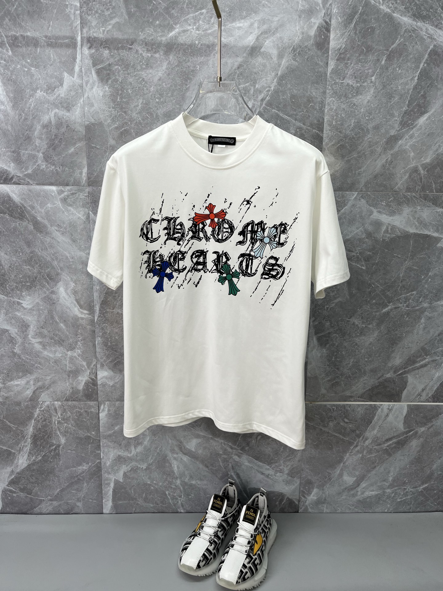 注目度抜群！ 2025 クロムハーツ 新作 半袖Tシャツ コピー 2色