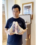 注目アイテム☆ 2026 ルイヴィトン x ナイキx オフホワイト 新作 スニーカー 偽物