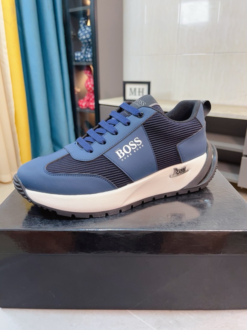 一目惚れ♪ 2026 ヒューゴボス 新作 スニーカー 偽物