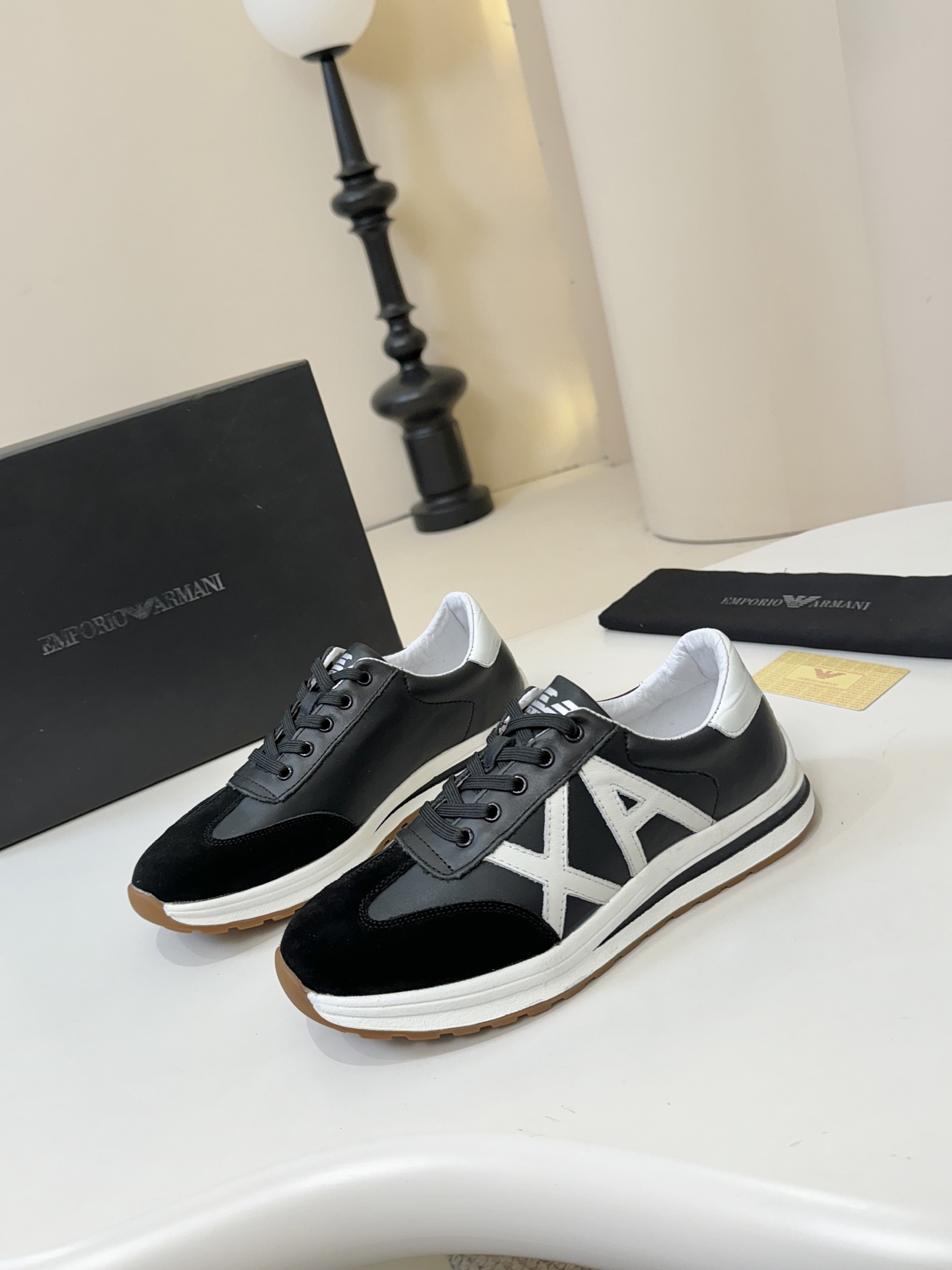 【即発】★ 2026 ジョルジオアルマーニ 新作 スニーカー スーパーコピー