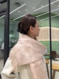 目を惹くカラー 2026 シャネル 新作 マフラー ウール 偽物