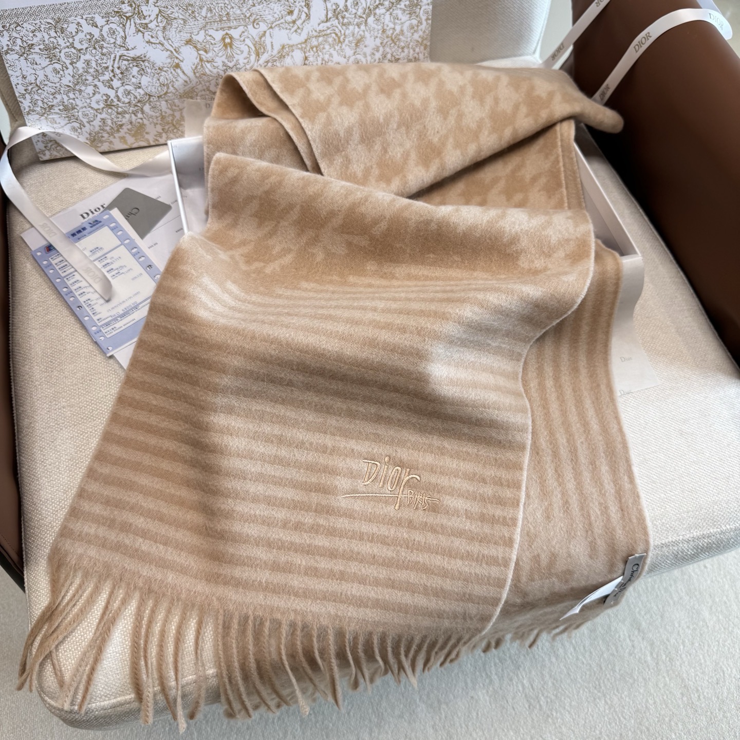 即発送！ 2026 ディオール 新作 マフラー ウール スーパーコピー