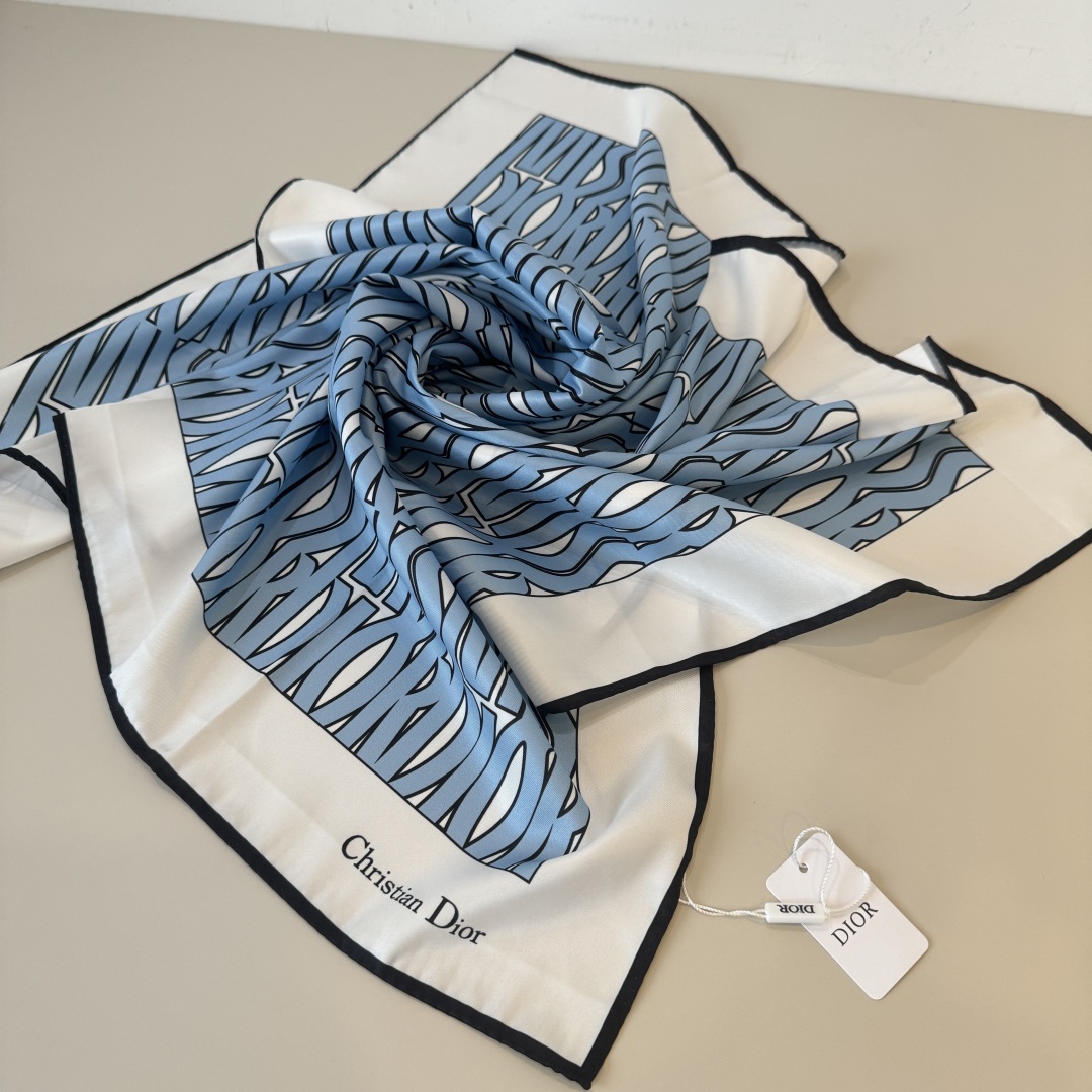 完売必至 ★ 2026 ディオール 新作 マフラー シルク 偽物