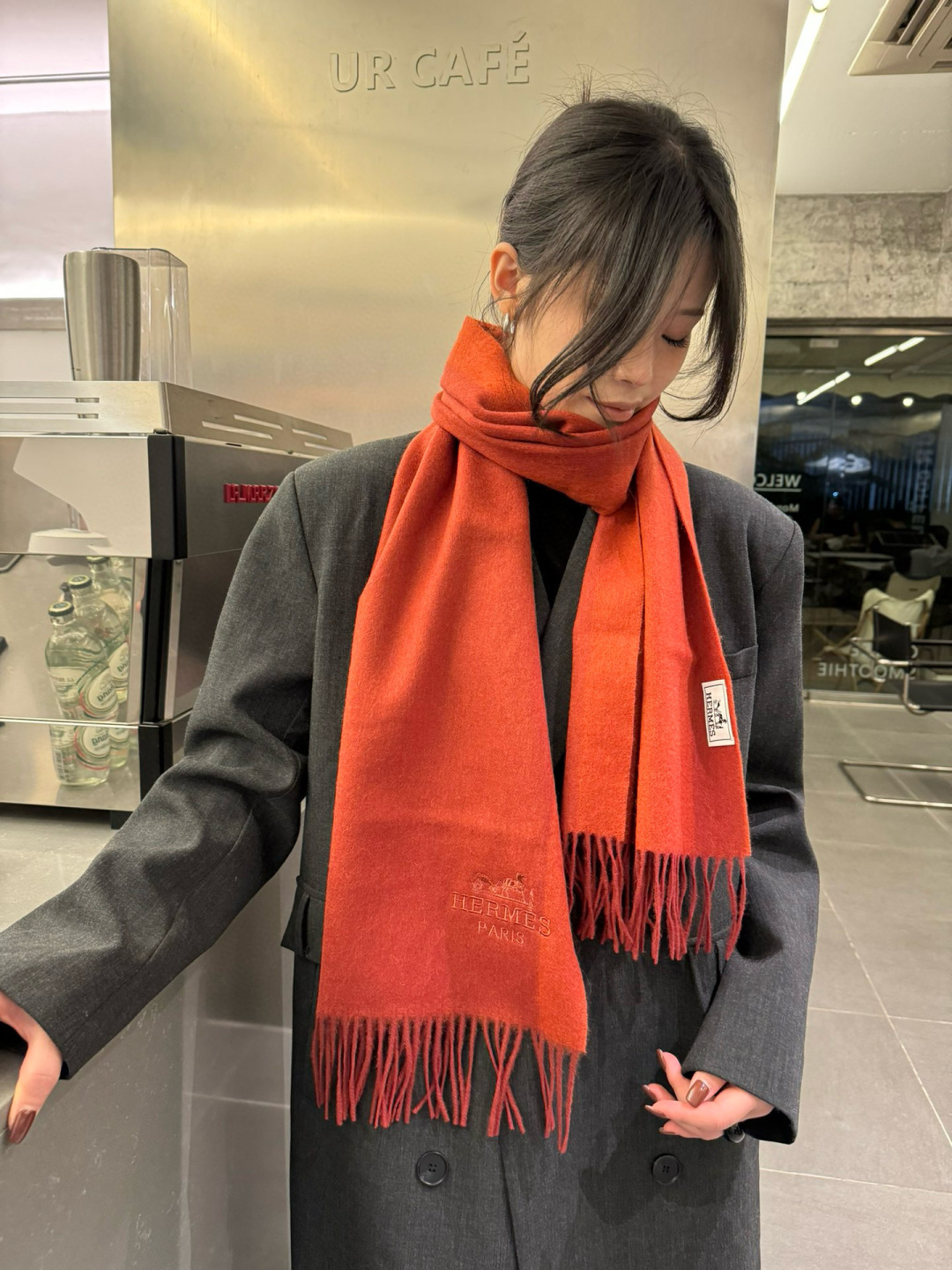 人気No1★ 2026 エルメス 新作 マフラー ウール 偽物