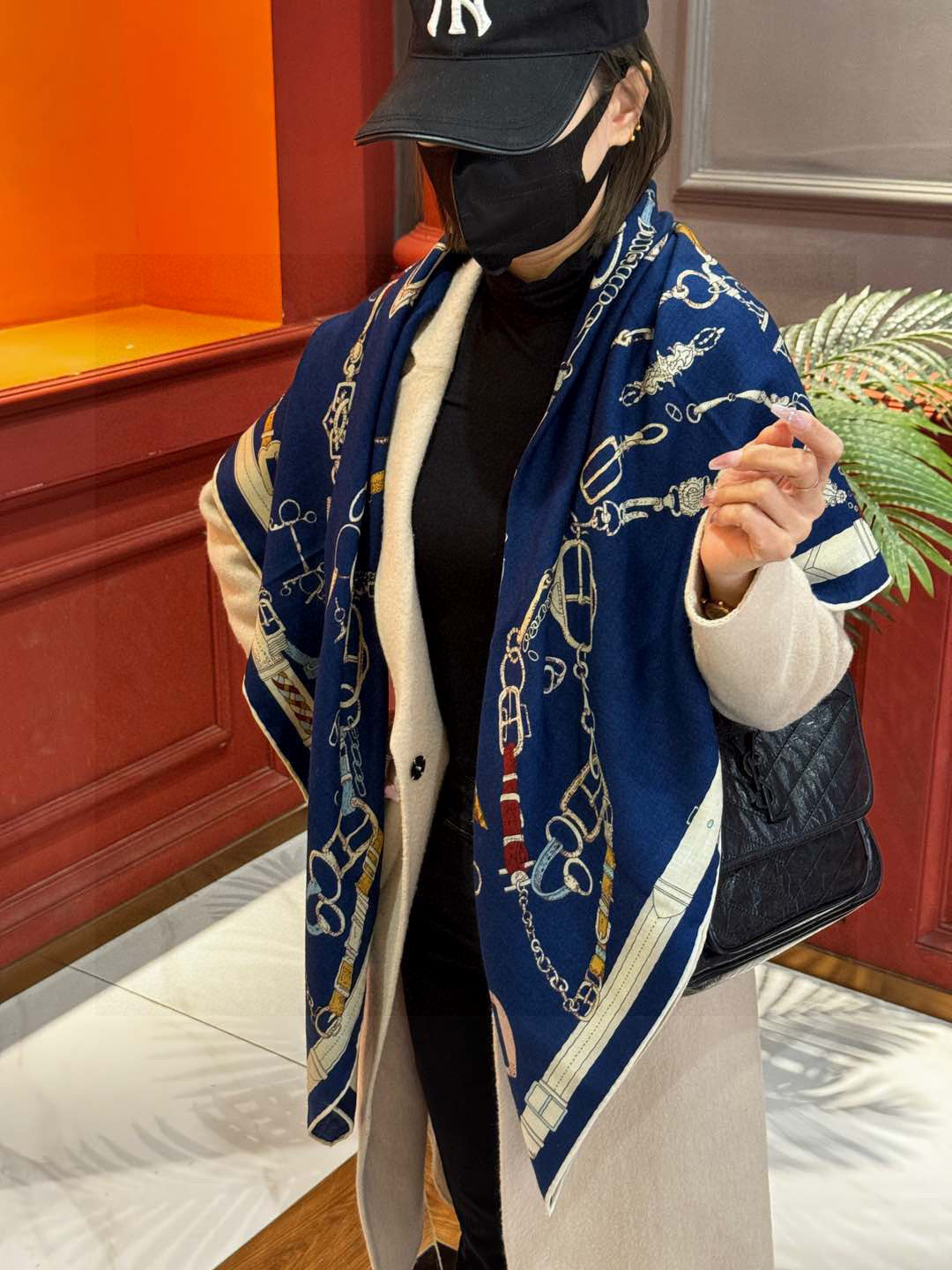 完売必至 ★ 2026 エルメス 新作 マフラー ウール 偽物