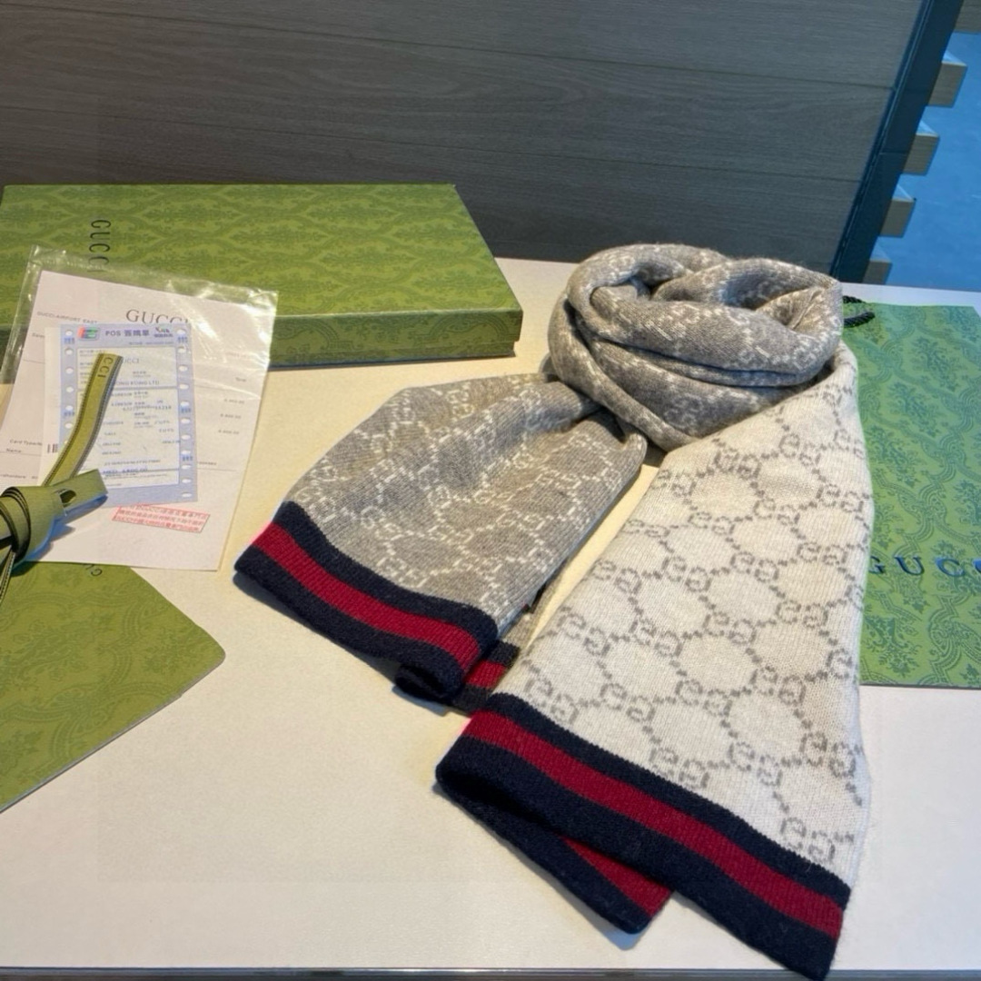 世界中で大人気♪ 2026 グッチ 新作 マフラー ウール スーパーコピー