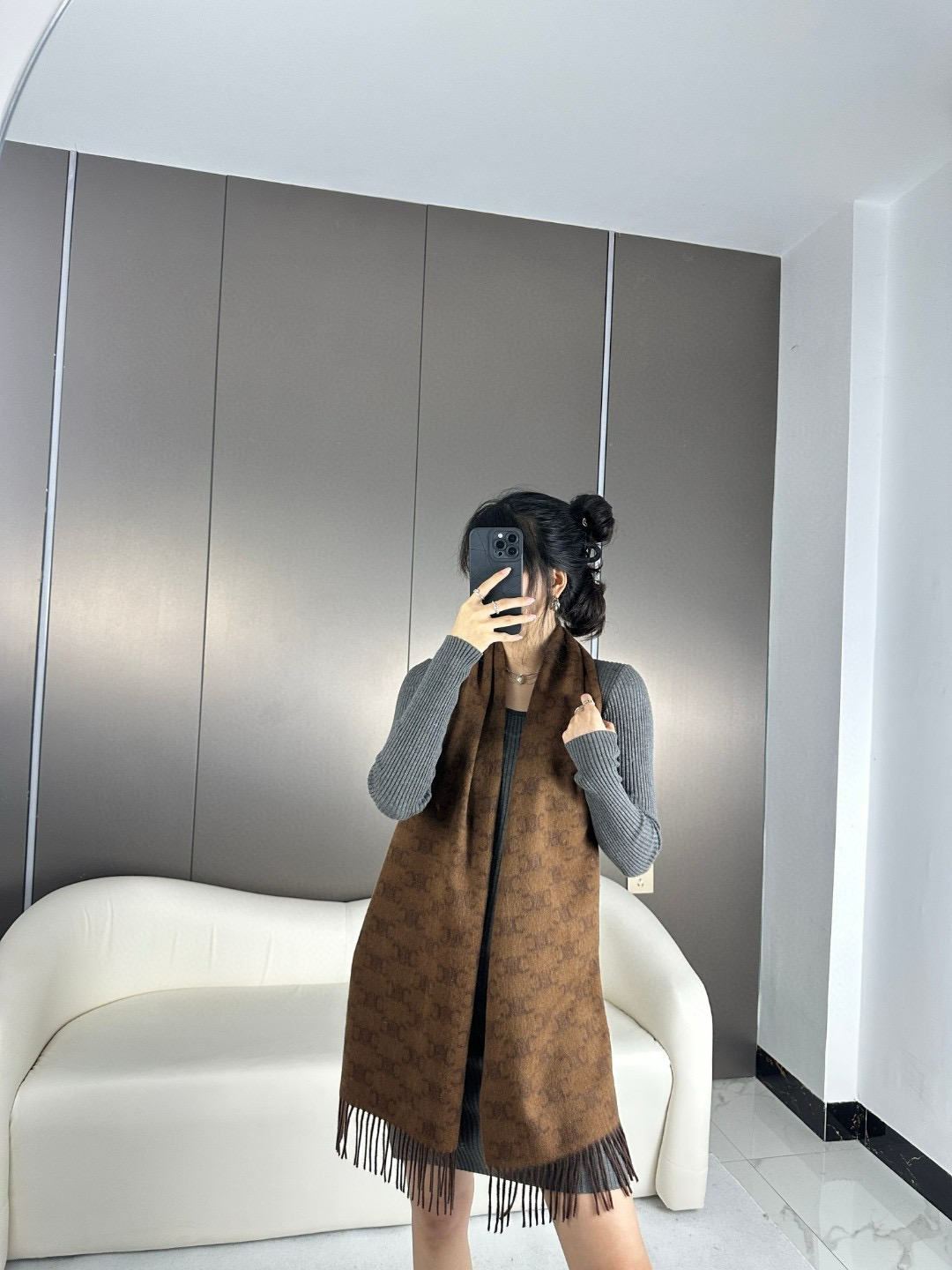 おすすめ 2026 セリーヌ 新作 マフラー ウール コピー