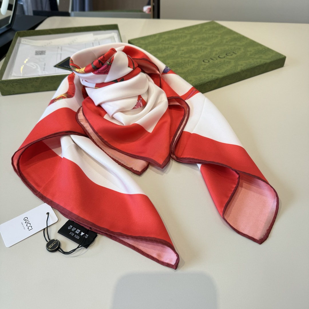 超希少！2026 グッチ 新作 マフラー シルク コピー