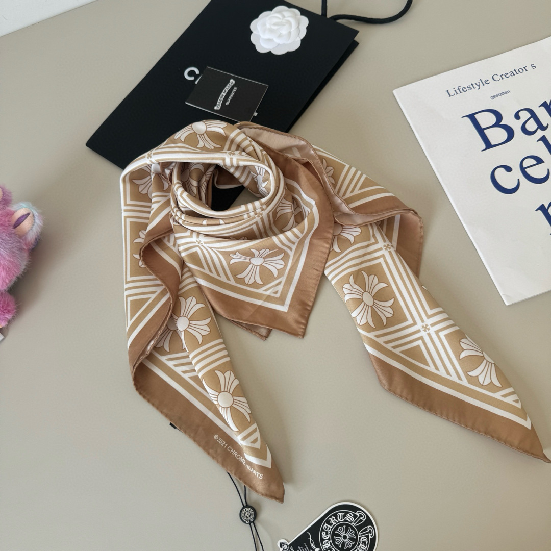 完売必至 2026 クロムハーツ 新作 マフラー シルク スーパーコピー