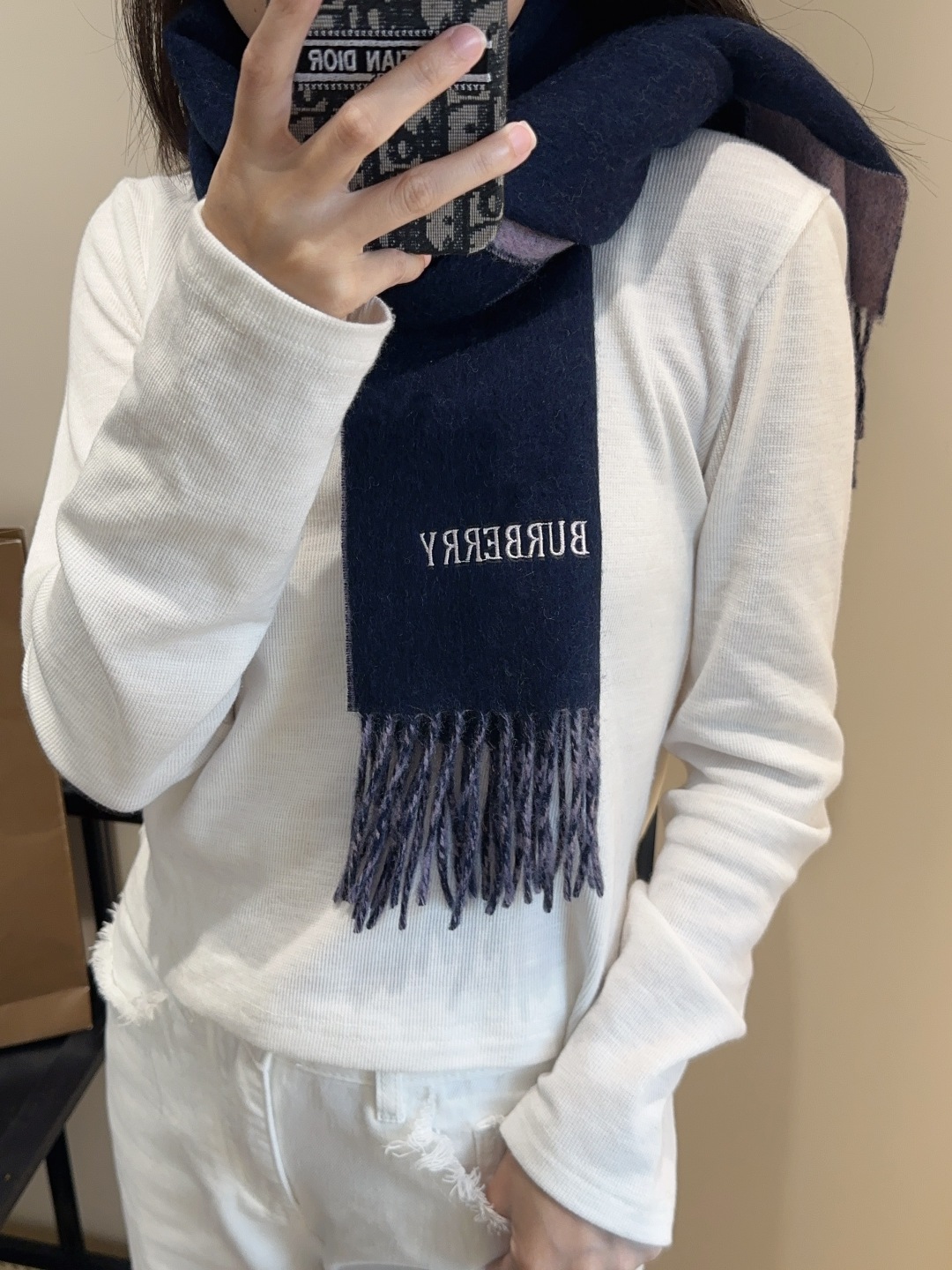 争奪戦 2026 バーバリー 新作 マフラー ウール コピー