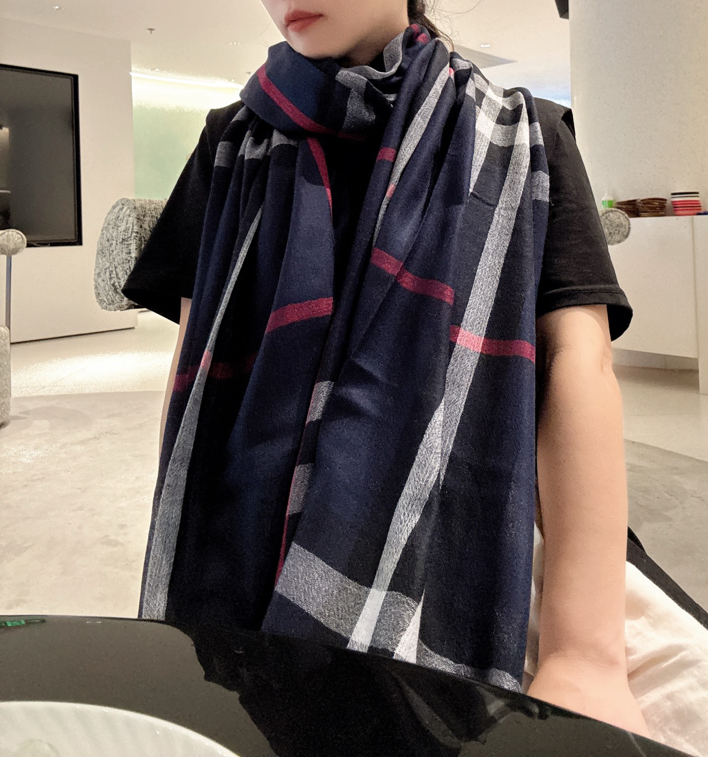 使い勝手良し 2026 バーバリー 新作 マフラー ウール 偽物