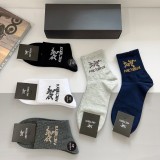送料込 2026 アークテリクス 新作 ソックス コピー 5足セット