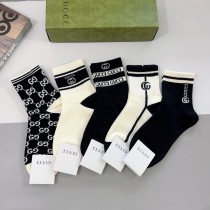 【大特価】2026 グッチ 新作 ソックス スーパーコピー 5足セット