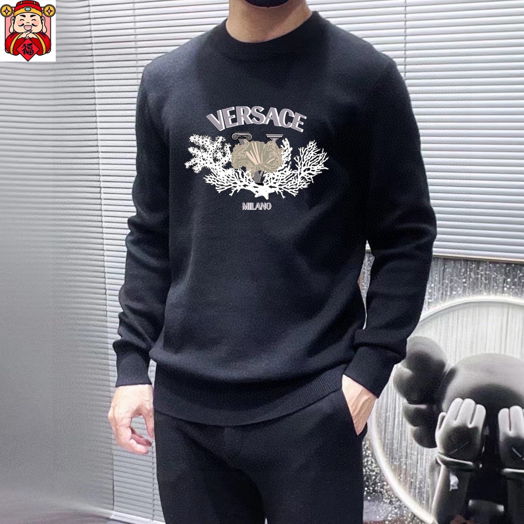 送料込 2026 ヴェルサーチェ 新作 ニット 偽物