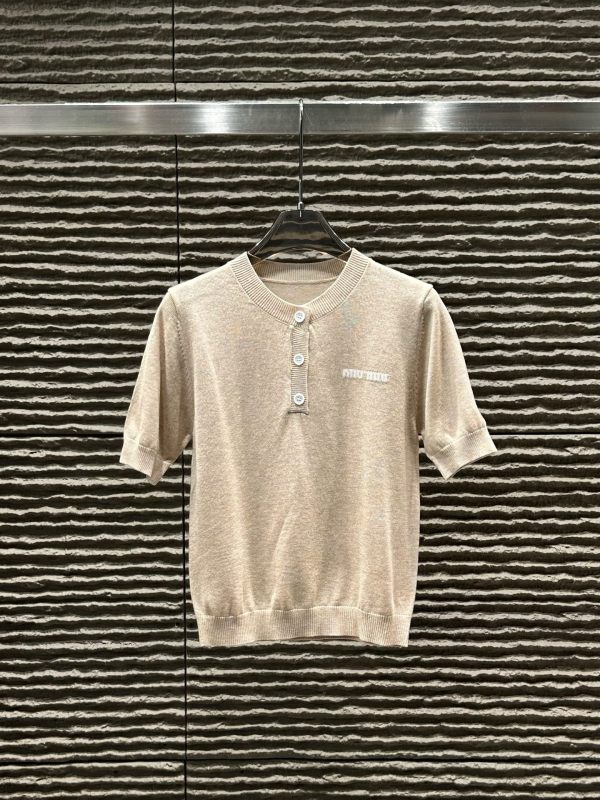 高品質 2026 ミュウミュウ 新作 半袖Tシャツ コピー  3色