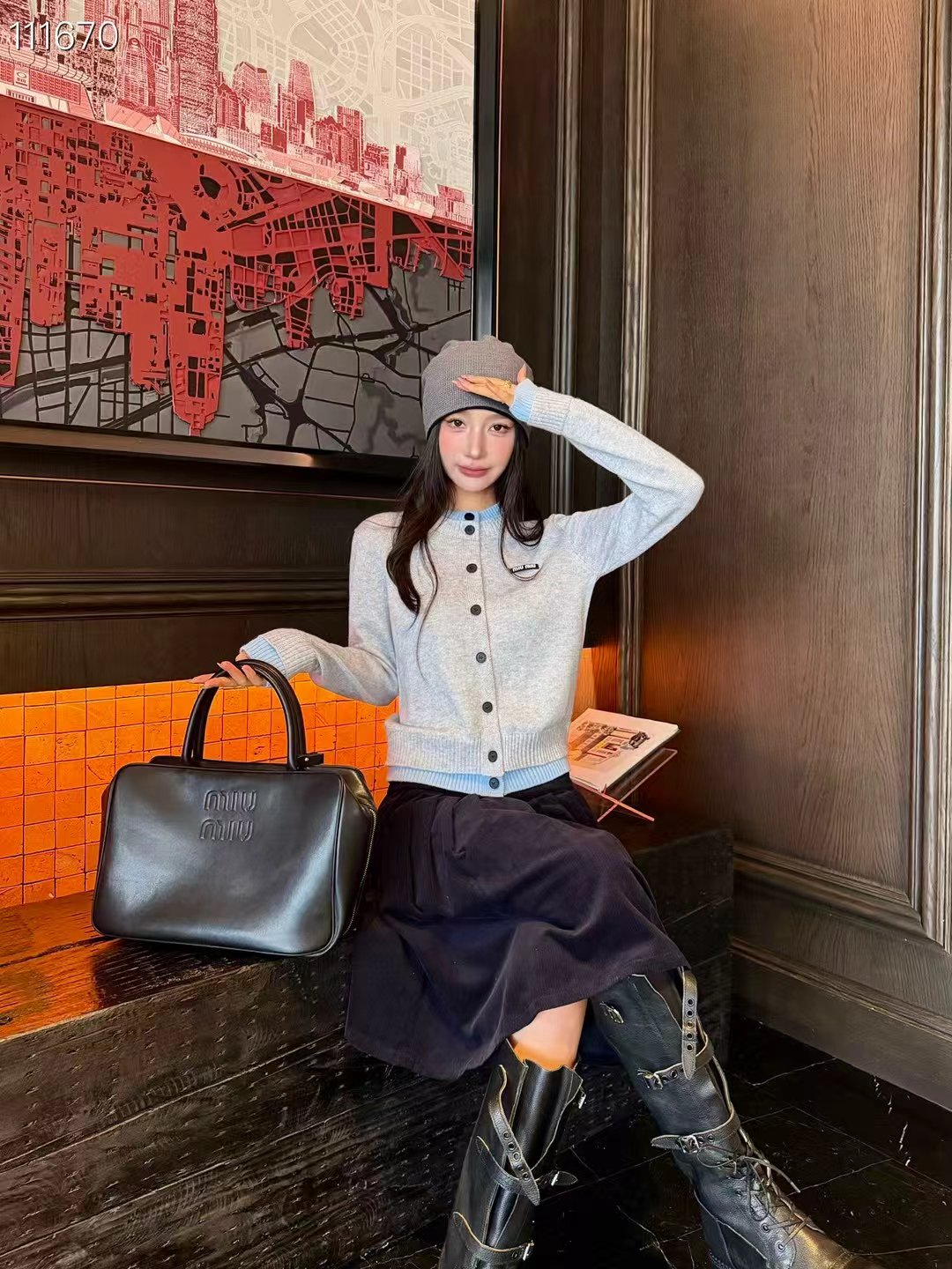 【使い勝手抜群】 2026 ミュウミュウ 新作 ニット コピー