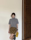 お洒落  2026 ミュウミュウ 新作 半袖Tシャツ 偽物