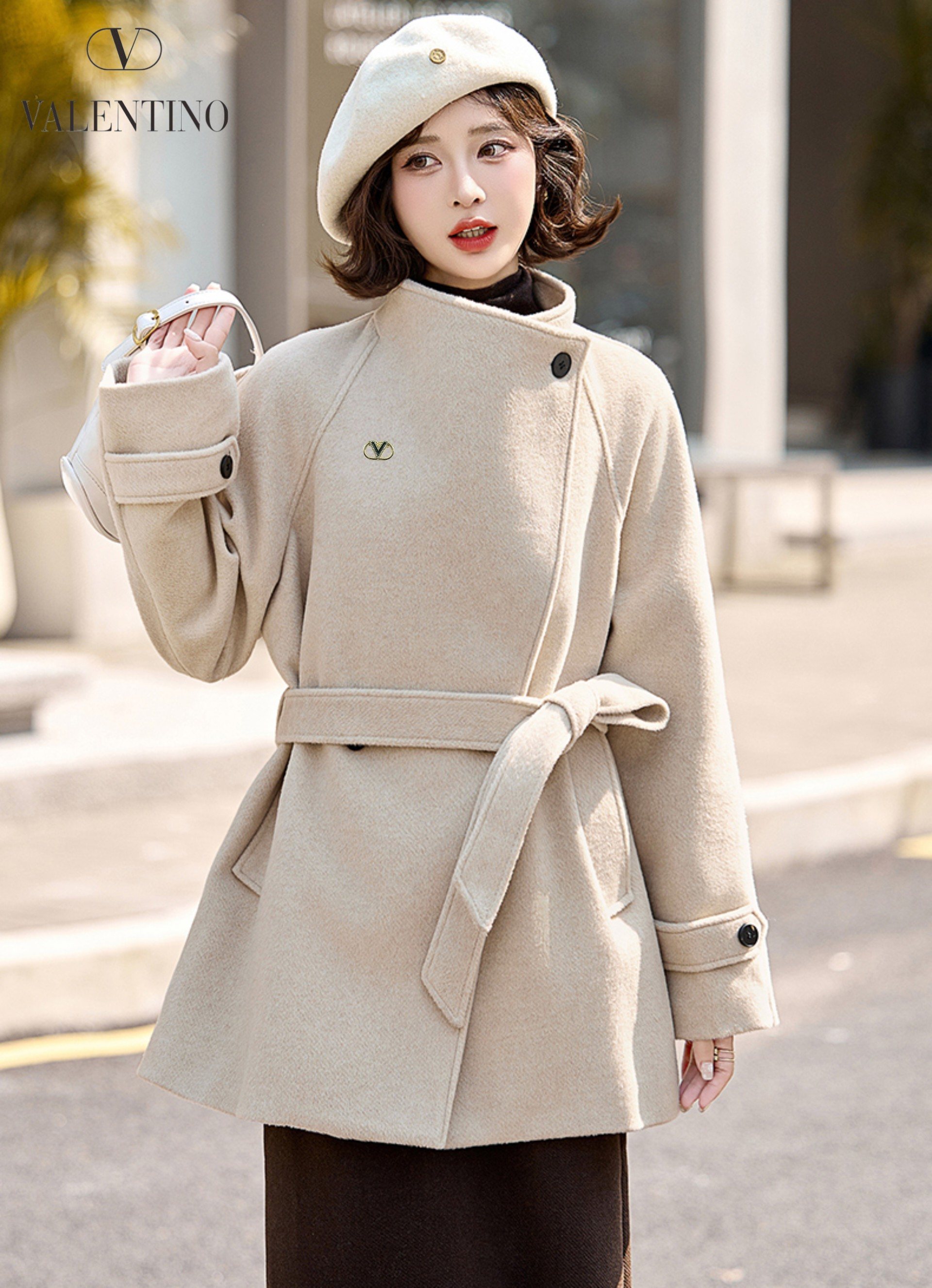 注目アイテム♡ 2026 ヴァレンティノ 新作 コート 偽物 2色