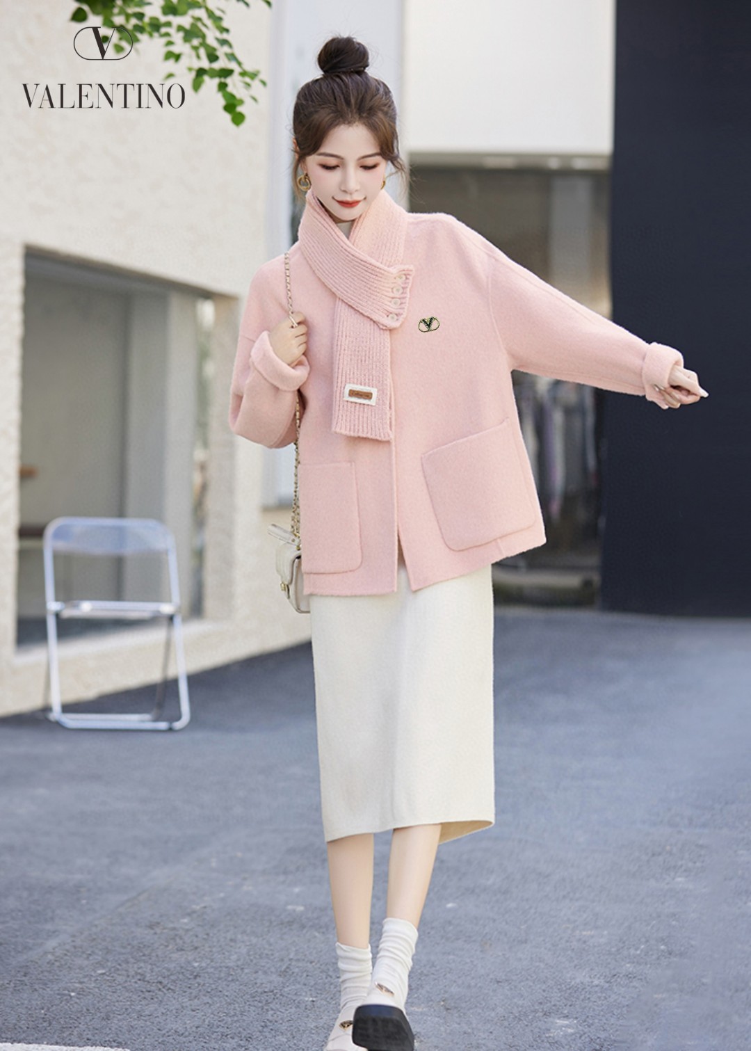 完売必至 ★ 2026 ヴァレンティノ 新作 コート 偽物 3色