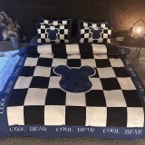 お洒落 ルイヴィトン 2026新作 掛け布団カバーセット4点 ダブルサイズ/キングサイズベッド 毛をすりますベッドカバー 新居寝具用品