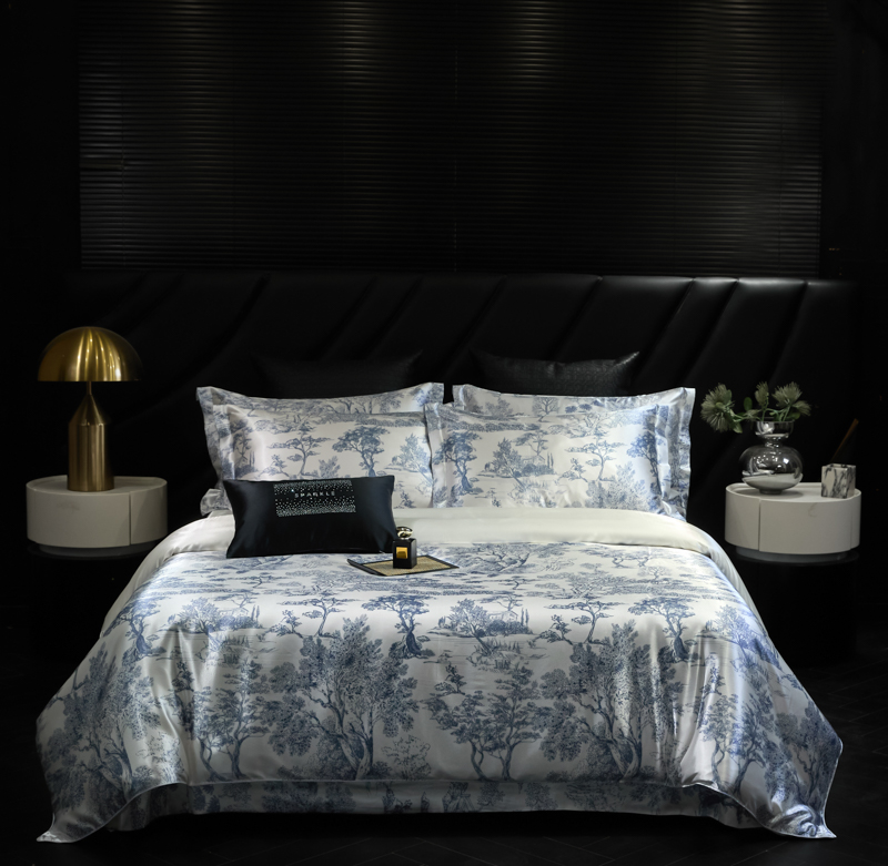 超限定♪ ディオール 2026新作 掛け布団カバーセット4点 ダブルサイズ/キングサイズベッド シルクベッドカバー 新居寝具用品