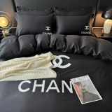 絶対欲しい！シャネル 2026新作 掛け布団カバーセット4点 ダブルサイズ/キングサイズベッド 綿生地ベッドカバー 新居寝具用品