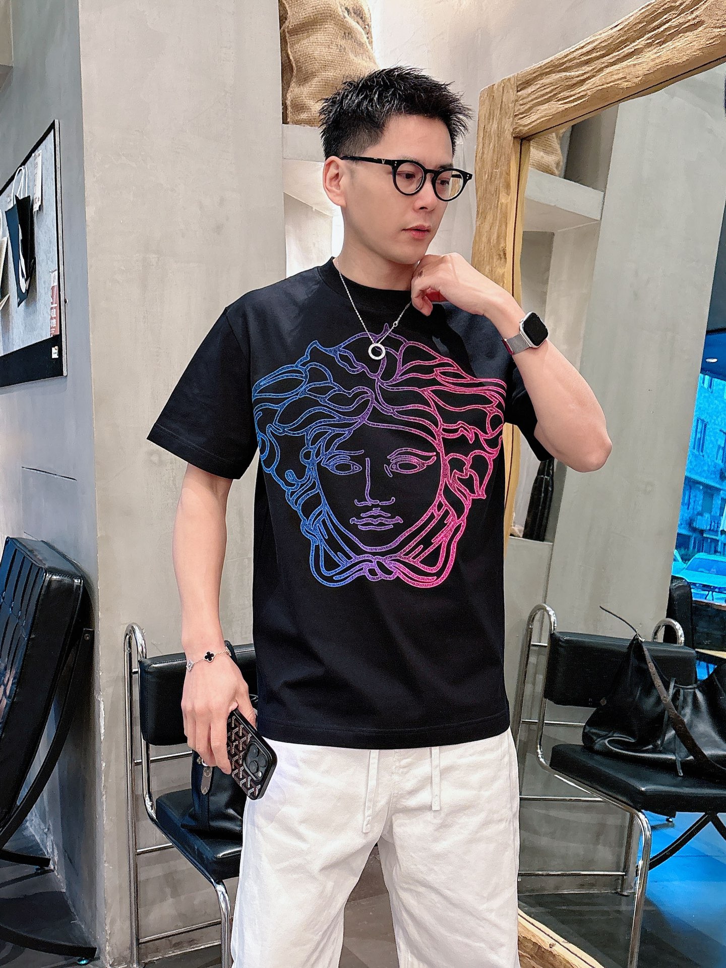 注目アイテム☆  2026 ヴェルサーチェ 新作 半袖Tシャツ コピー