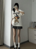 送料込  2026 グッチ 新作 半袖Tシャツ スーパーコピー