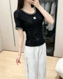 超希少！2026 シャネル 新作 半袖Tシャツ スーパーコピー 2色