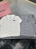 使い勝手良 2026 ミュウミュウ 新作 半袖Tシャツ コピー