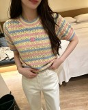 送料込 2026 シャネル 新作 半袖Tシャツ 偽物