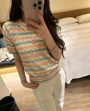送料込 2026 シャネル 新作 半袖Tシャツ 偽物