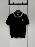 送料込 2026 ミュウミュウ 新作 半袖Tシャツ スーパーコピー