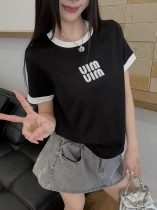 注目度抜群！ 2026 ミュウミュウ 新作 半袖Tシャツ スーパーコピー