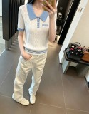 累積売上総額第１位！ 2026 ミュウミュウ 新作 半袖Tシャツ コピー