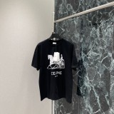 日本未入荷 ー 2026 セリーヌ 新作 半袖Tシャツ 偽物  2色