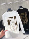 注目度抜群！2027 フェンディ 新作 長袖Tシャツ コピー  2色