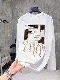 注目度抜群！2027 フェンディ 新作 長袖Tシャツ コピー  2色