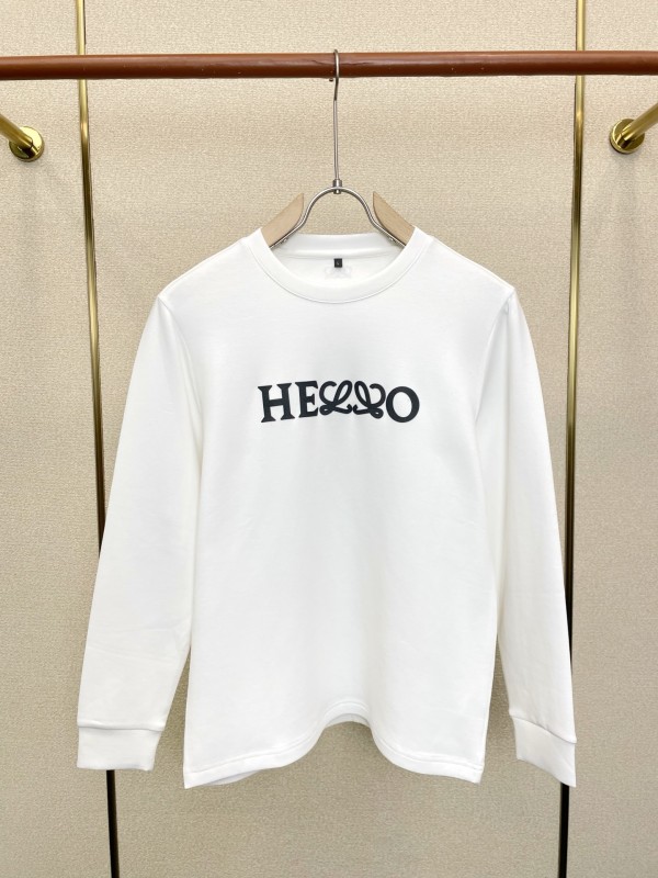 超希少！ 2027 ロエベ 新作 長袖Tシャツ コピー 3色